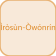 Irosun Owonrin